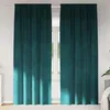 Image de vidaXL Rideaux occultants 2 pcs Vert foncé 140 x 225 cm Velours 4107215