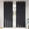 Image de Rideaux Occultants 2 Pcs Gris Foncé 140 X 245 Cm Velours Vidaxl