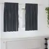 Image de Rideaux Occultants 2 Pcs Gris Foncé 140 X 140 Cm Velours Vidaxl