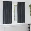 Image de Rideaux Occultants 2 Pcs Gris Foncé 140 X 175 Cm Velours Vidaxl