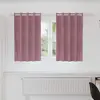 Image de Rideaux Occultants 2 Pcs Rose Foncé 140 X 140 Cm Velours Vidaxl