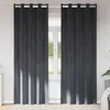 Image de Rideaux occultants avec oeillets 2 pcs en velours gris clair