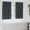 Image de Rideaux Occultants 2 Pcs Gris Clair 140 X 140 Cm Velours Vidaxl