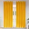 Image de Rideaux Occultants 2 Pcs Jaune Moutarde 140 X 225 Cm Velours Vidaxl