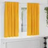 Image de Rideaux Occultants 2 Pcs Jaune Moutarde 140 X 175 Cm Velours Vidaxl