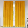 Image de Rideaux Occultants 2 Pcs Jaune Moutarde 140 X 225 Cm Velours Vidaxl