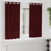 Image de Rideaux Occultants 2 Pcs Bordeaux 140 X 175 Cm Velours Vidaxl