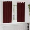 Image de Rideaux occultants - Bourgogne - 2 pcs -  illets - Lavable en machine - Design contemporain