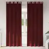 Image de Rideaux Occultants 2 Pcs Bordeaux 140 X 225 Cm Velours Vidaxl