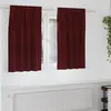 Image de Rideaux Occultants 2 Pcs Bordeaux 140 X 140 Cm Velours Vidaxl
