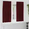 Image de Rideaux Occultants 2 Pcs Bordeaux 140 X 175 Cm Velours Vidaxl