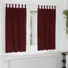 Image de Rideaux Occultants 2 Pcs Bordeaux 140 X 175 Cm Velours Vidaxl