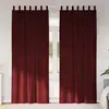 Image de Rideaux Occultants 2 Pcs Bordeaux 140 X 245 Cm Velours Vidaxl
