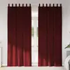 Image de Rideaux Occultants 2 Pcs Bordeaux 140 X 260 Cm Velours Vidaxl