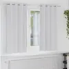 Image de Rideaux Occultants Avec Anneaux 2 Pcs Gris Pâle 175 X 140 Cm Vidaxl