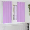Image de Rideaux Occultants Avec Anneaux 2 Pcs Violet 175 X 140 Cm Vidaxl
