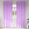 Image de Rideaux Occultants Avec Anneaux 2 Pcs Violet 225 X 140 Cm Vidaxl