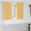 Image de Rideaux Occultants Avec Anneaux 2 Pcs Beige 140 X 140 Cm Vidaxl