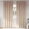 Image de VIDAXL Rideaux occultants 2 pcs Taupe 225 x 140 cm - Occultation 80 90%