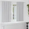 Image de Rideaux Occultants Avec Anneaux 2 Pcs Gris Clair 175 X 140 Cm Vidaxl