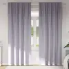 Image de Rideaux Occultants Avec Anneaux 2 Pcs Gris Métal 260 X 140 Cm Vidaxl