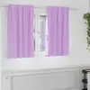 Image de Rideaux Occultants Avec Anneaux 2 Pcs Violet 140 X 140 Cm Vidaxl