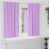 Image de Rideaux Occultants Avec Anneaux 2 Pcs Violet 175 X 140 Cm Vidaxl