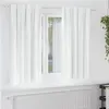 Image de Rideaux Occultants Avec Anneaux 2 Pcs Blanc Lumineux Vidaxl