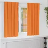 Image de VIDAXL Rideaux occultants à oeillets 2 pcs Orange 175 x 140 cm
