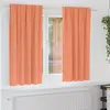 Image de Rideaux Occultants Avec Anneaux 2 Pcs Couleur Terre Cuite Vidaxl