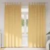 Image de Rideaux Occultants Avec Anneaux 2 Pcs Beige 260 X 140 Cm Vidaxl