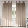 Image de Rideaux Occultants Avec Anneaux 2 Pcs Taupe 225 X 140 Cm Vidaxl