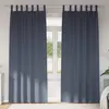 Image de Rideaux Occultants Avec Anneaux 2 Pcs Anthracite 260 X 140 Cm Vidaxl