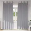 Image de Rideaux Occultants Avec Anneaux 2 Pcs Gris Clair 245 X 140 Cm Vidaxl
