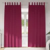 Image de Rideau - double rideaux Vidaxl Rideaux 2 pcs Rouge bordeaux 225x140cm Polyester
