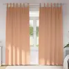 Image de Rideaux Occultants Avec Anneaux 2 Pcs Marron Clair 260 X 140 Cm Vidaxl