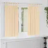Image de Rideaux Occultants Avec Anneaux 2 Pcs Crème 175 X 140 Cm Vidaxl