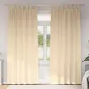 Image de vidaXL Rideaux occultants avec anneaux 2 pcs Crème 225 x 140 cm 4107595