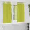 Image de Rideaux Occultants Avec Anneaux 2 Pcs Vert 175 X 140 Cm Vidaxl