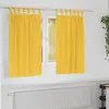 Image de Rideaux Occultants Avec Anneaux 2 Pcs Jaune Moutarde Vidaxl