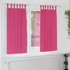 Image de Rideaux Occultants Avec Anneaux 2 Pcs Rose Vif 175 X 140 Cm Vidaxl