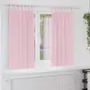 Image de Rideaux Occultants Avec Anneaux 2 Pcs Rose Bébé 175 X 140 Cm Vidaxl