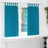 Image de Rideaux Occultants Avec Anneaux 2 Pcs Turquoise 175 X 140 Cm Vidaxl