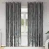Image de Rideaux En Velours 2 Pcs Gris 225 X 140 Cm Velours Vidaxl