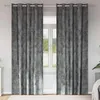 Image de Rideaux occultants en velours VIDAXL 2 pcs Gris 260 x 140 cm