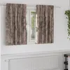 Image de Rideaux 2 pcs avec oeillets Cappuccino 140x140 cm