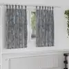 Image de Rideaux En Velours 2 Pcs Gris 140 X 140 Cm Velours Vidaxl