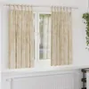 Image de Rideaux en velours 2 pcs avec oeillets crème 175x140 cm
