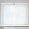 Image de Rideau En Dentelle Floral Blanc 180 X 150 Cm Polyester Vidaxl