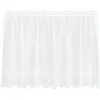 Image de Rideau en dentelle - vidaXL - 80x200 cm - Blanc - Polyester - Filtrant la lumière - Panneaux de confidentialité - Léger